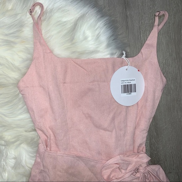 Princess Polly Cottage Hill Mini Dress Blush Sz 0 - Picture 7 of 11